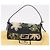 Borsa FENDI Mamma Baguette in denim con ricamo floreale blu navy e argento Auth 190100SAM - vista 12