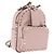 VALENTINO Studs Backpack Leather Pink Gold Auth BA13535 Golden