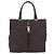 Borsa Tote GUCCI GG Canvas Jackie Dark Brown Silver 002 1064 Auth ka5021A - vista 13