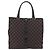 Borsa Tote GUCCI GG Canvas Jackie Dark Brown Silver 002 1064 Auth ka5021A - vista 2