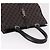 Borsa Tote GUCCI GG Canvas Jackie Dark Brown Silver 002 1064 Auth ka5021A - vista 6