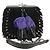 Borsa a Spalla con Catena PRADA in Pelliccia Nero Argento Auth 187435SAM