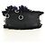 Borsa a Spalla con Catena PRADA in Pelliccia Nero Argento Auth 187435SAM - vista 5