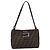FENDI Zucca Canvas Mamma Baguette Tote Bag Black Brown Auth 189846A Marrone Nero - vista 13