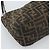 FENDI Zucca Canvas Mamma Baguette Tote Bag Black Brown Auth 189846A Marrone Nero - vista 14