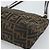 FENDI Zucca Canvas Mamma Baguette Tote Bag Black Brown Auth 189846A Marrone Nero - vista 15