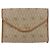 Borsa a tracolla con catena Christian Dior Honeycomb Canvas PVC Beige Oro Auth 190583 D'oro - vista 13