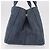 Borsa PRADA Canapa M Denim Blue Gold Auth 189795A D'oro - vista 3