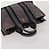 Hermès Borsa Fourre Tout HERMES Cotton 4 Set Navy Orange gray Auth BA13658 Marrone Arancione Blu navy - vista 11