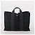 Hermès Borsa Fourre Tout HERMES Cotton 4 Set Navy Orange gray Auth BA13658 Marrone Arancione Blu navy - vista 2