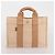 Hermès Borsa Fourre Tout HERMES Cotton 4 Set Navy Orange gray Auth BA13658 Marrone Arancione Blu navy - vista 21