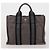 Hermès Borsa Fourre Tout HERMES Cotton 4 Set Navy Orange gray Auth BA13658 Marrone Arancione Blu navy - vista 9