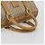 Céline Borsa CELINE Macadam Canvas PVC Beige Oro Autentica 187822 D'oro - vista 9