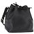 Borsa a Spalla LOUIS VUITTON Epi Petit Noe Nero M44102 LV Auth 189169