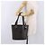 Céline Borsa Tote CELINE Macadam Canvas PVC Pelle Nera Oro Auth BA13696A Nero D'oro - vista 26