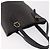 Céline Borsa Tote CELINE Macadam Canvas PVC Pelle Nera Oro Auth BA13696A Nero D'oro - vista 6