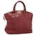 Borsa LOUIS VUITTON Lockit Suhari Red M95862 LV Auth bs35734A Rosso