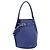 Céline Borsa CELINE in pelle blu argento Auth ar14019A