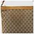 Borsa a tracolla GUCCI GG Canvas Sherry Line Jackie Beige Oro 001 4094 Auth 187848 D'oro - vista 3