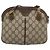 Borsa GUCCI GG Supreme Web Sherry Line PVC Beige Oro 904 02 047 Auth 189958 D'oro - vista 2