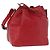 Bolso de Hombro LOUIS VUITTON Epi Petit Noe Rojo M44107 LV Auth 189163 Roja