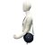 Gucci Old GG Logo Hardware Leder Runde Mini Schultertasche Marineblau - Ansicht 2