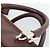 Borsa a mano LOEWE Amazona 36 in pelle marrone argento autentica 190296A - vista 14