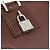 Borsa a mano LOEWE Amazona 36 in pelle marrone argento autentica 190296A - vista 20