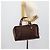 Borsa a mano LOEWE Amazona 36 in pelle marrone argento autentica 190296A - vista 26