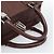 Borsa a mano LOEWE Amazona 36 in pelle marrone argento autentica 190296A - vista 7