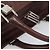 Borsa a mano LOEWE Amazona 36 in pelle marrone argento autentica 190296A - vista 8