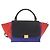Céline Borsa CELINE Trapeze in pelle 2way Rosso Nero Auth ka5041A - vista 13