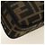 Borsa FENDI Chain Zucca Canvas Mamma Baguette 2way Marrone Nero Auth 189061SV - vista 18