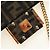 Borsa FENDI Chain Zucca Canvas Mamma Baguette 2way Marrone Nero Auth 189061SV - vista 22