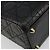 Borsa Christian Dior Lady Dior Canage in pelle di agnello nera e oro Auth bs35805V Nero D'oro - vista 13