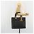 Borsa Christian Dior Lady Dior Canage in pelle di agnello nera e oro Auth bs35805V Nero D'oro - vista 23