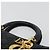 Borsa Christian Dior Lady Dior Canage in pelle di agnello nera e oro Auth bs35805V Nero D'oro - vista 8