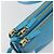 Céline Borsa a tracolla CELINE Trio in pelle azzurro oro Auth 189302 D'oro Blu chiaro - vista 10