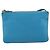 Céline Borsa a tracolla CELINE Trio in pelle azzurro oro Auth 189302 D'oro Blu chiaro - vista 13