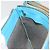 Céline Borsa a tracolla CELINE Trio in pelle azzurro oro Auth 189302 D'oro Blu chiaro - vista 18