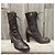 Botines de cuero Jil Sander Castaño - vista 3