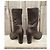 Botines de cuero Jil Sander Castaño - vista 4