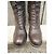 Botines de cuero Jil Sander Castaño - vista 8