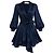 Zimmermann Wickelkleid aus blauer Seide Dunkelblau