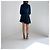 Zimmermann Wickelkleid aus blauer Seide Dunkelblau - Ansicht 9