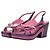 Prada SS08 'Fairy' Mary Jane Sandalen mit Blockabsatz Pink