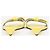 Sandálias de salto plataforma Miu Miu 2000s Bow Wedge Mule Heels Amarelo - vista 6
