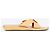 Sandali Miu Miu 2000s Angular Ribbon Slides Beige - vista 5