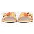 Sandali Miu Miu 2000s Angular Ribbon Slides Beige - vista 6