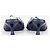 Mule Mary-Jane con punta quadrata e tacco kitten Prada SS00 Blu navy - vista 7